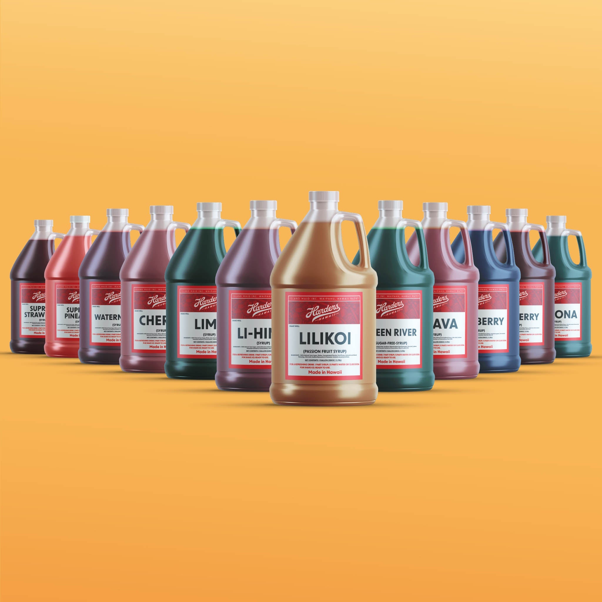 12 PACK GALLON SYRUP (SHIPPING INCLUDED)