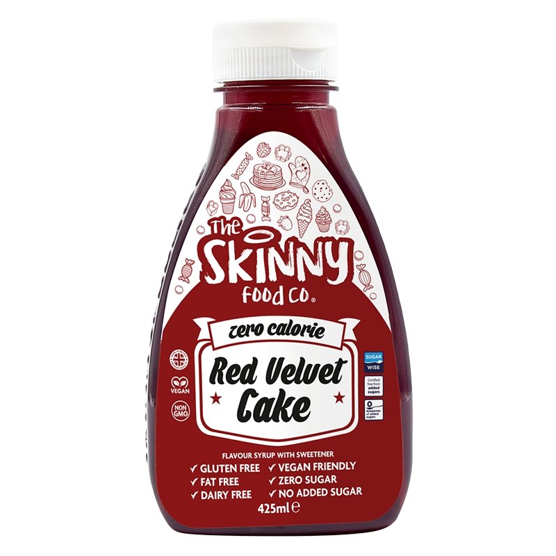 Red Velvet Syrup - Zero Calorie Sugar Free Skinny - 425ml