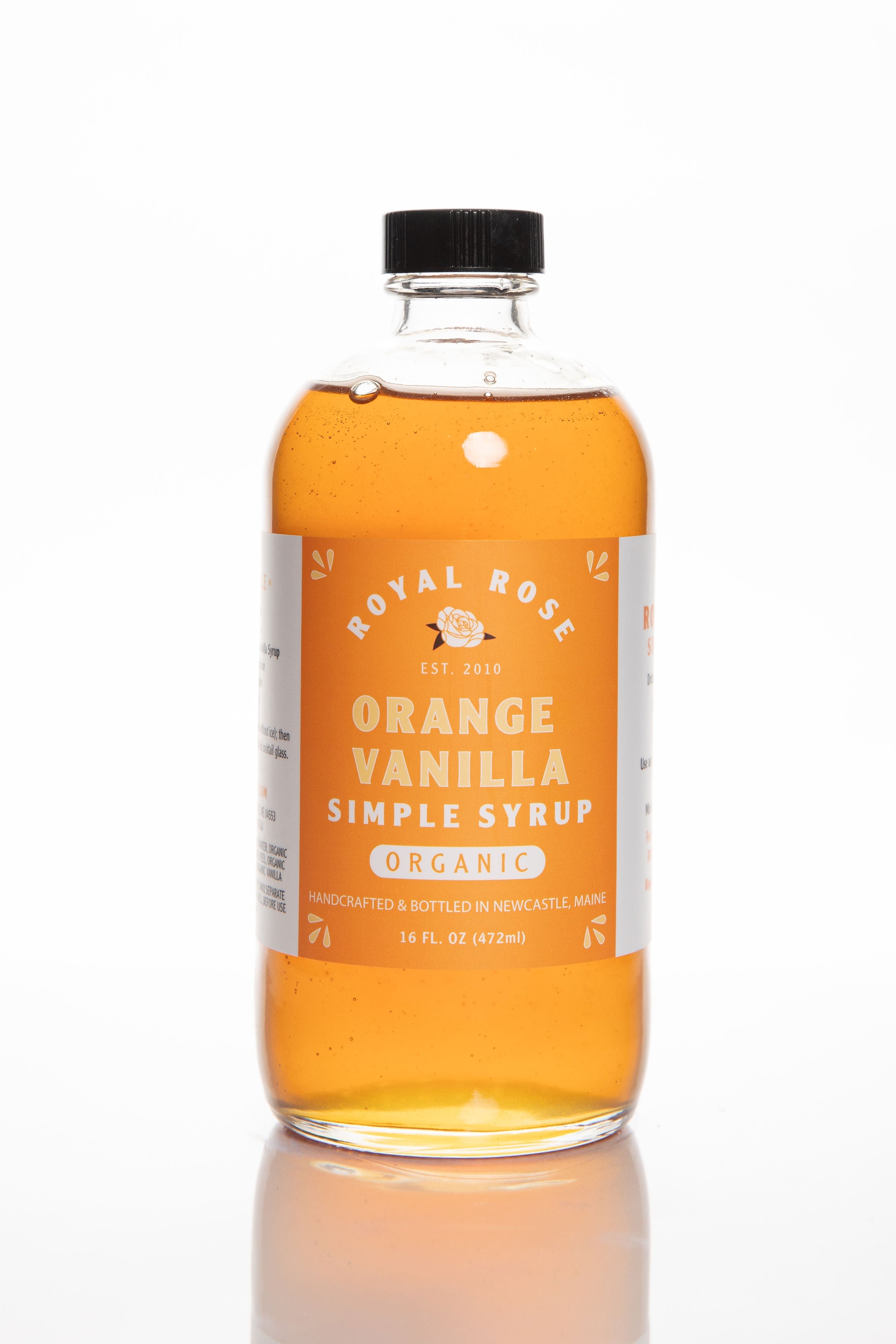 Orange Vanilla Organic Simple Syrup