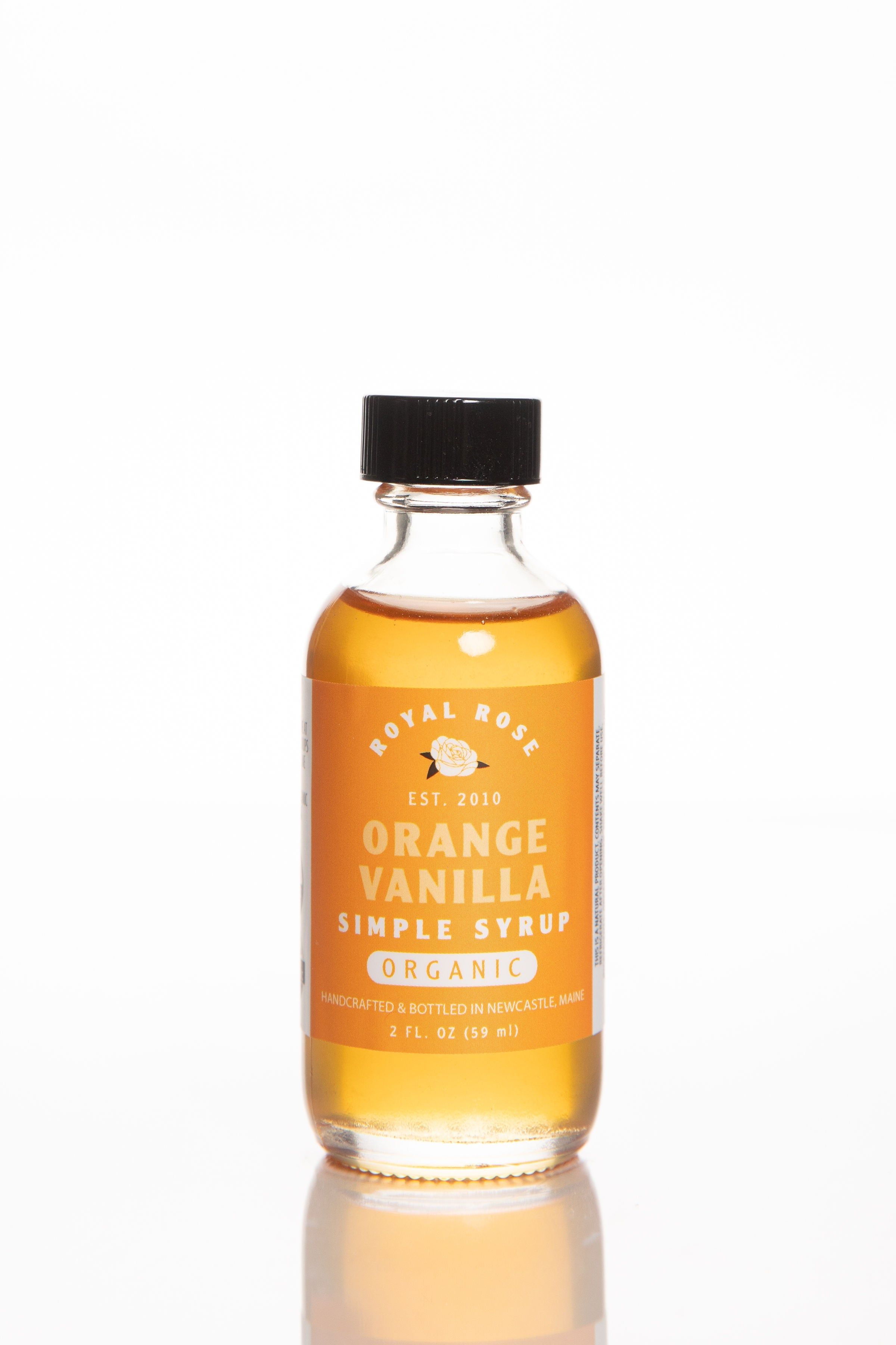 Orange Vanilla Organic Simple Syrup