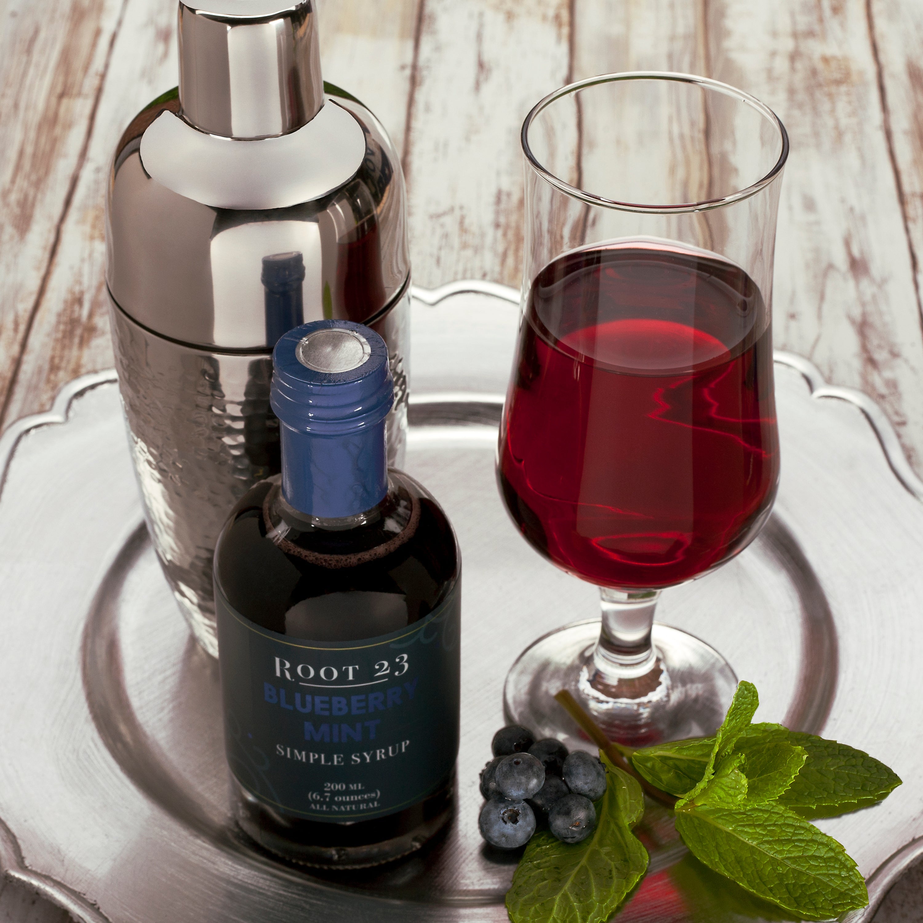 Blueberry Mint Simple Syrup