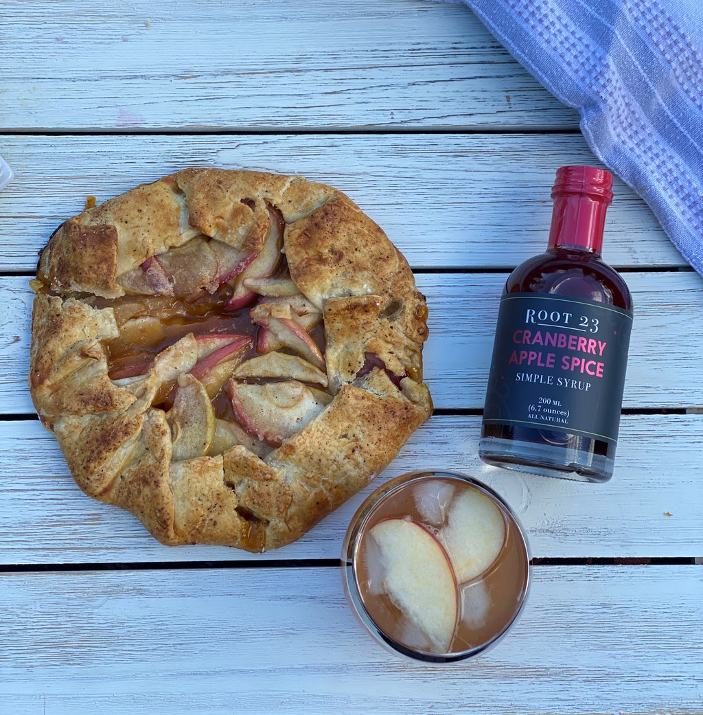 Cranberry Apple Spice Simple Syrup
