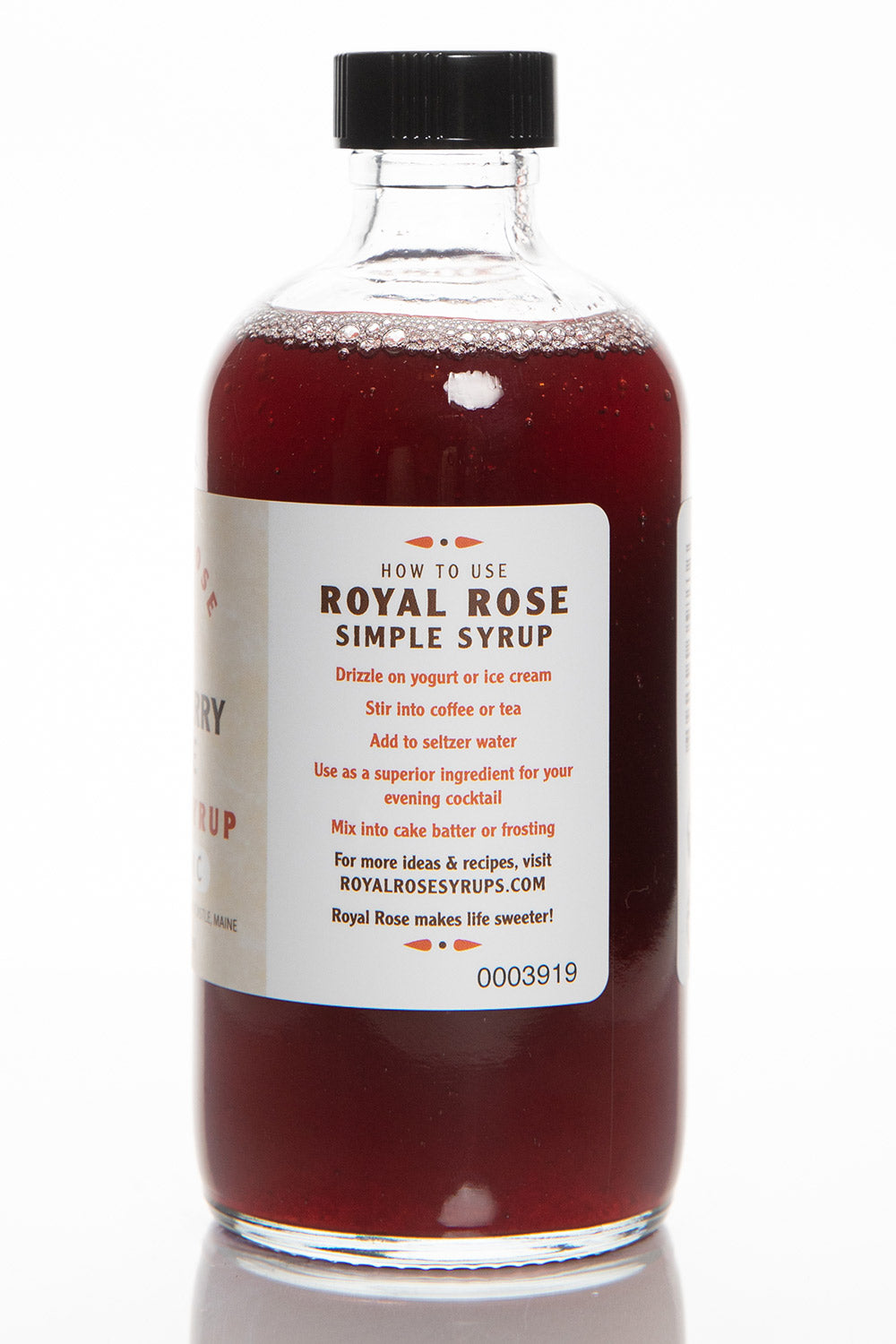 Cranberry Spice Organic Simple Syrup