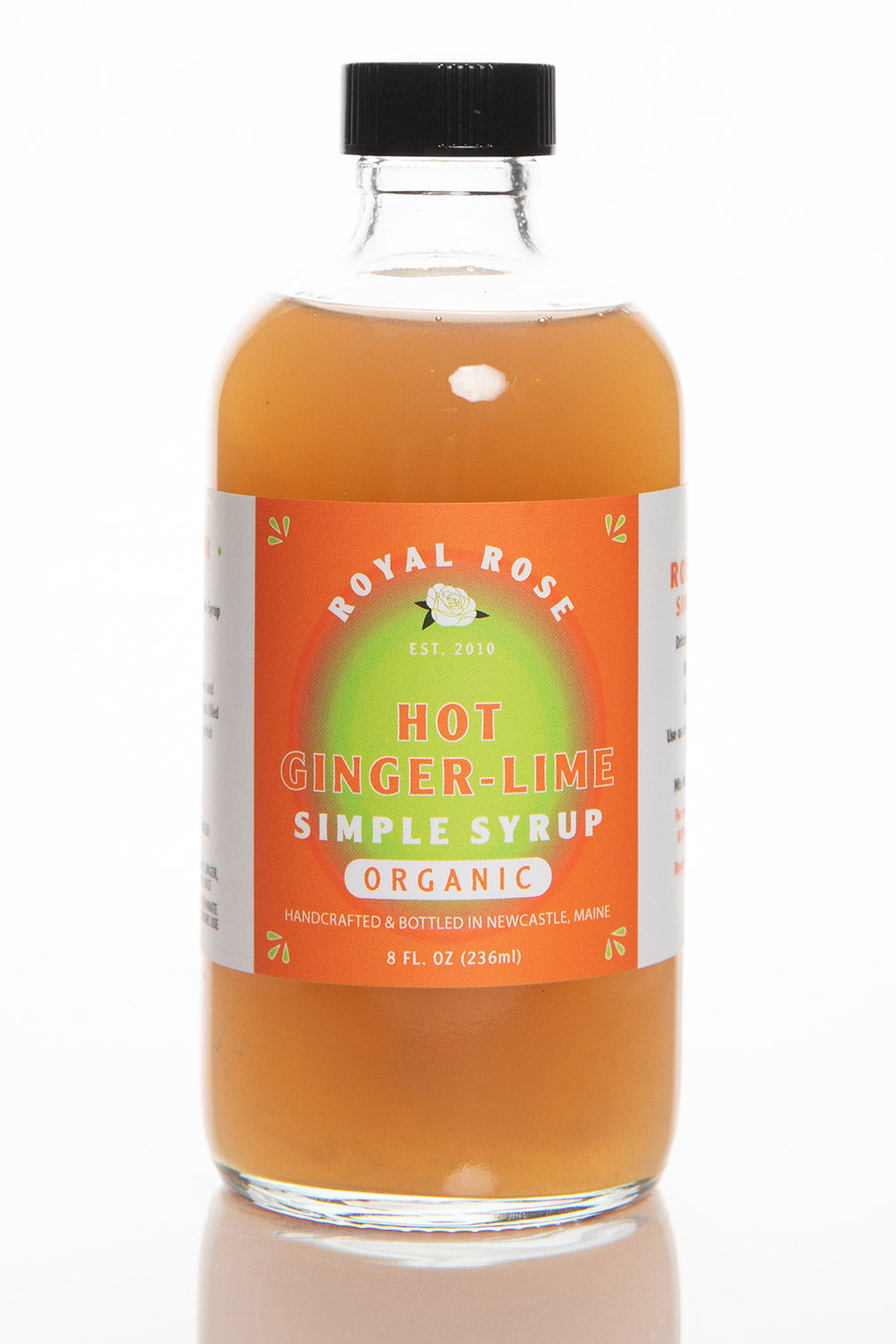 Hot Ginger Lime Organic Simple Syrup