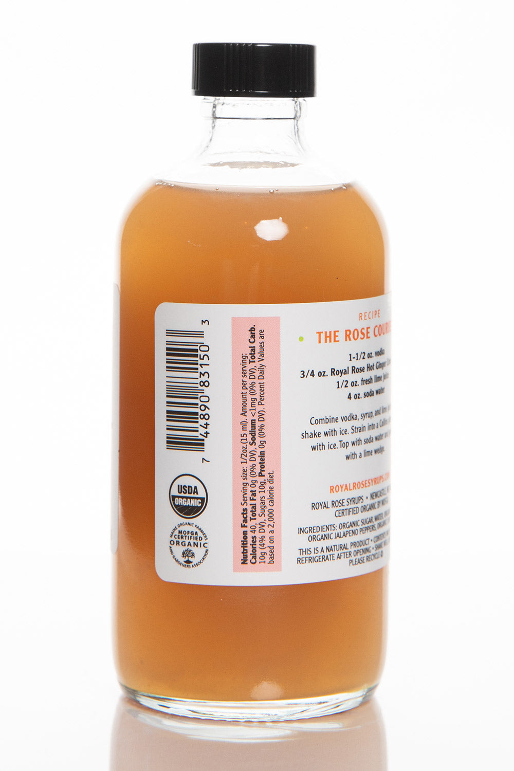 Hot Ginger Lime Organic Simple Syrup