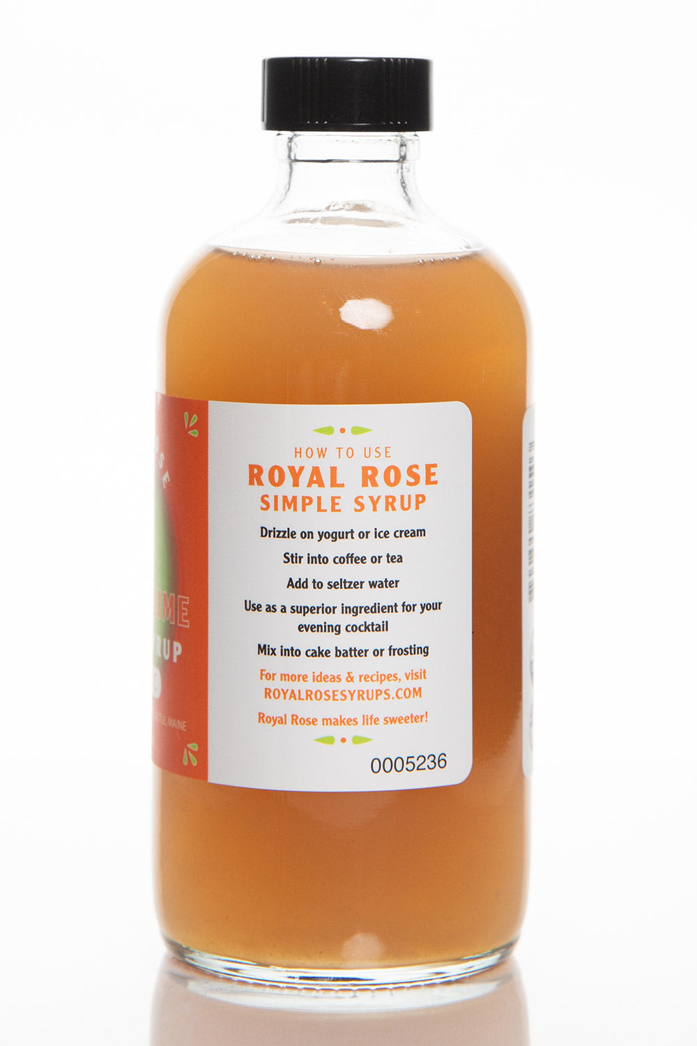 Hot Ginger Lime Organic Simple Syrup