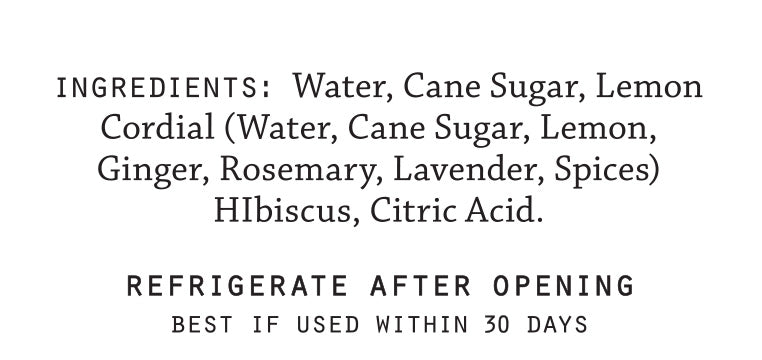 Hibiscus Syrup