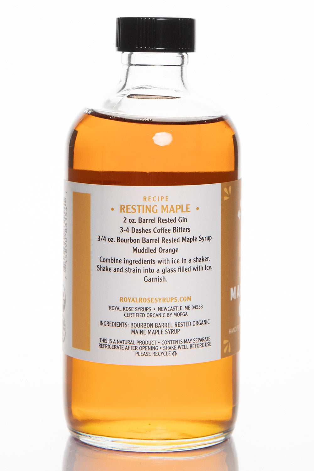 Barrel Rested Organic Maine Maple Syrup
