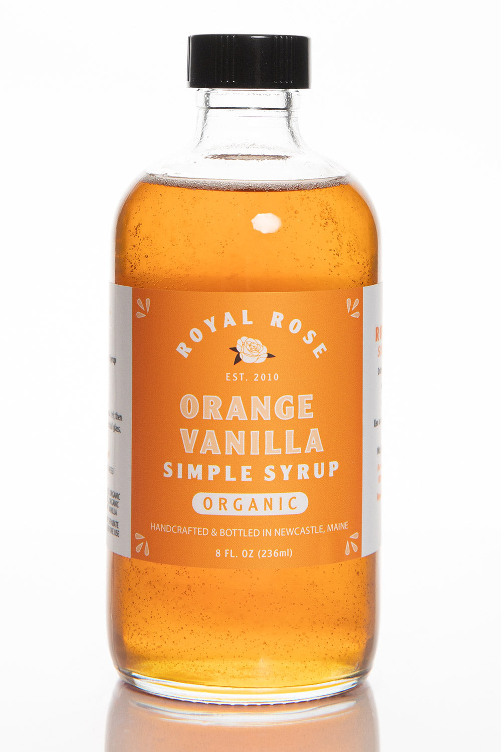 Orange Vanilla Organic Simple Syrup