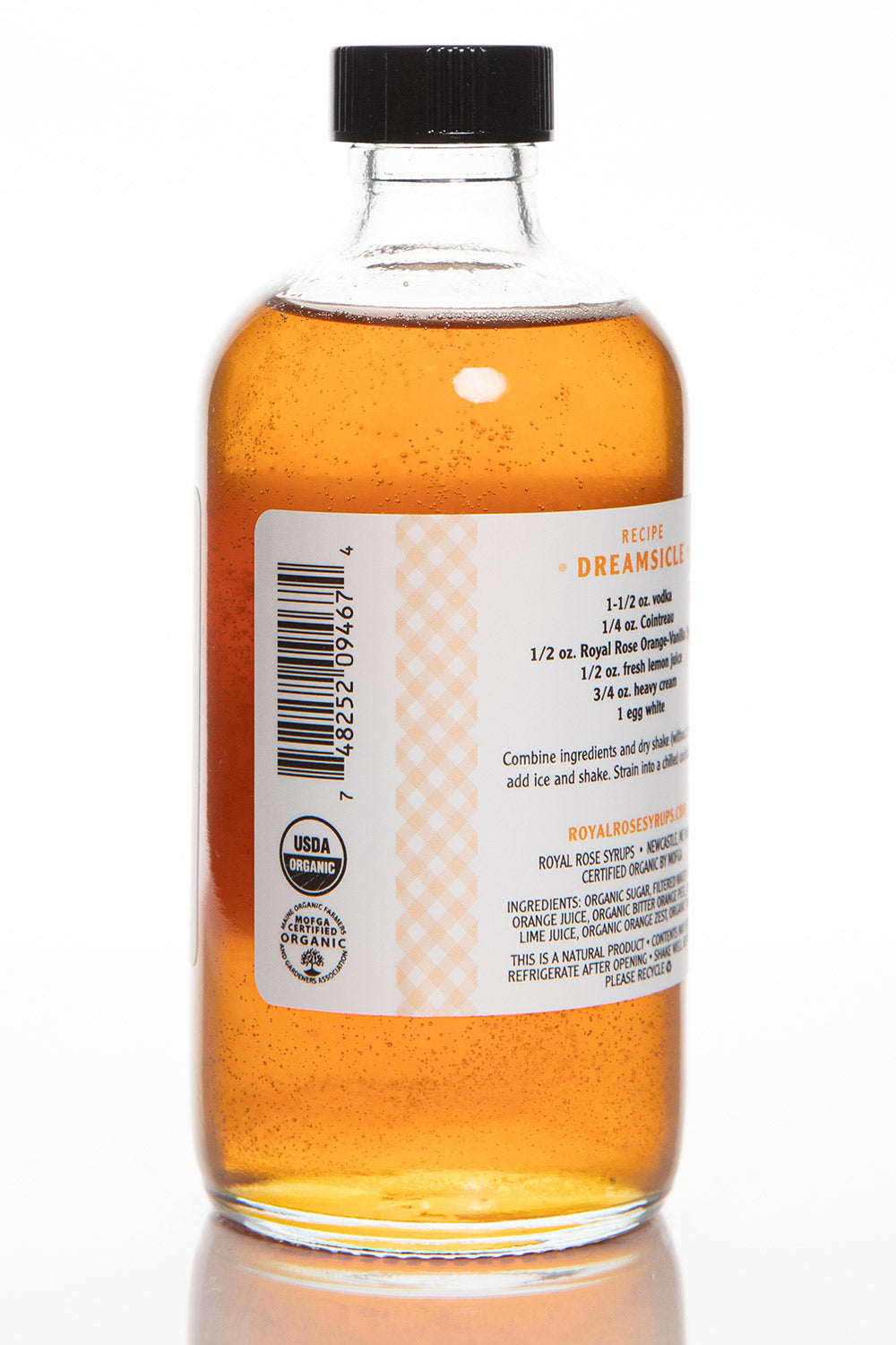 Orange Vanilla Organic Simple Syrup