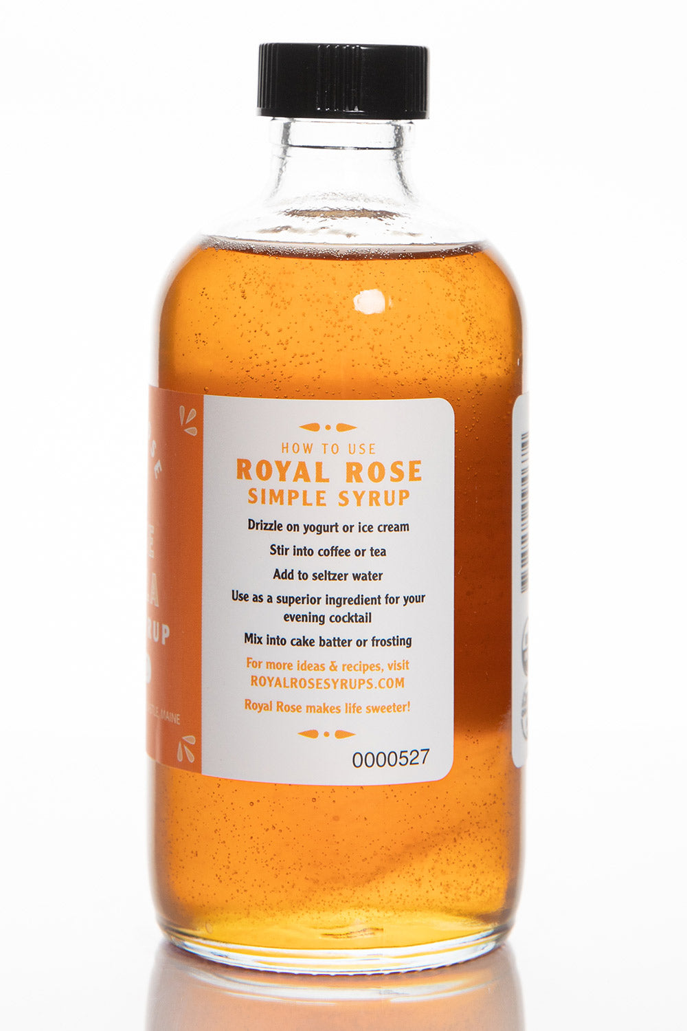 Orange Vanilla Organic Simple Syrup