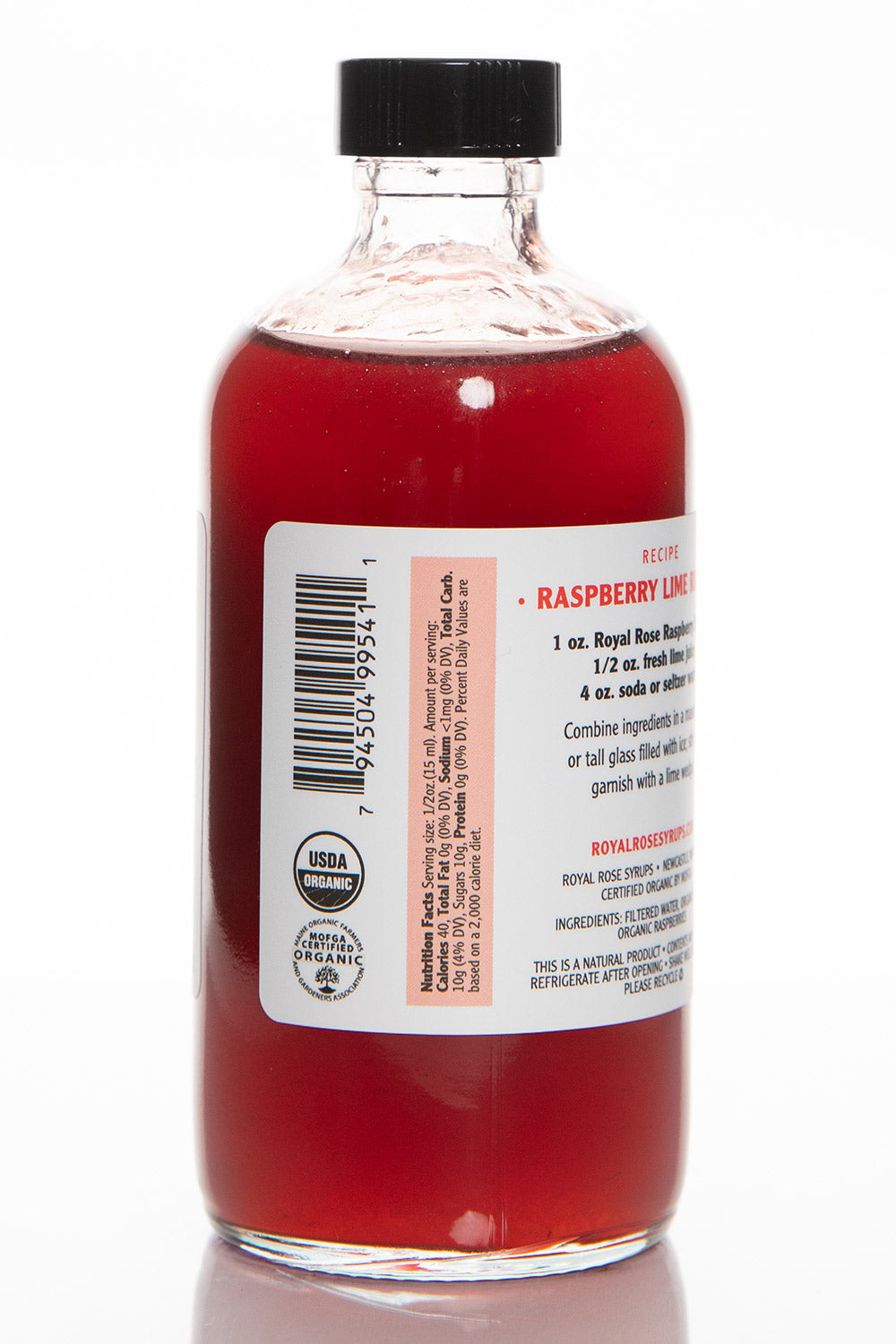 Raspberry Organic Simple Syrup
