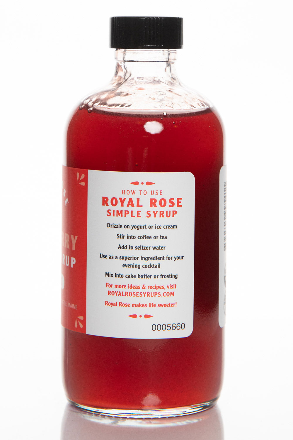 Raspberry Organic Simple Syrup