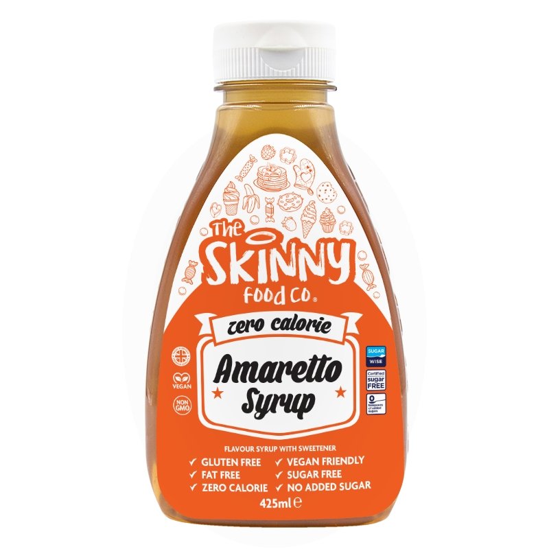 Amaretto Zero Calorie Sugar Free Skinny Syrup - 425ml