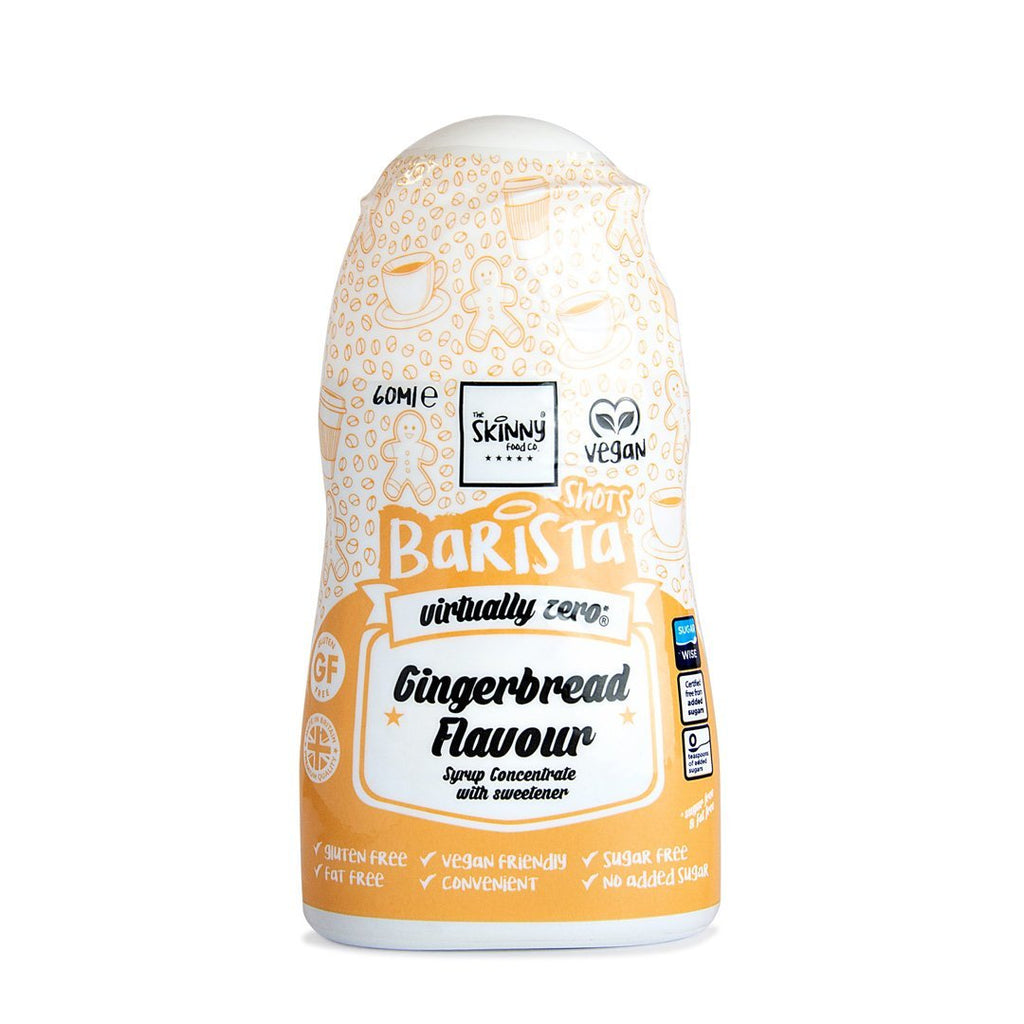 Gingerbread Barista Shot Sugar Free Skinny Coffee Syrup - 60ml