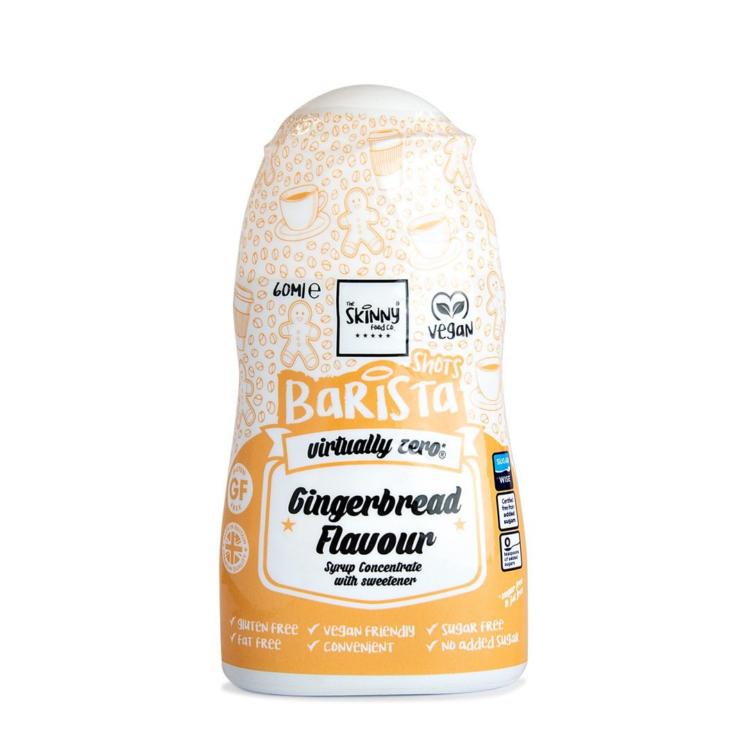 Gingerbread Barista Shot Sugar Free Skinny Coffee Syrup - 60ml