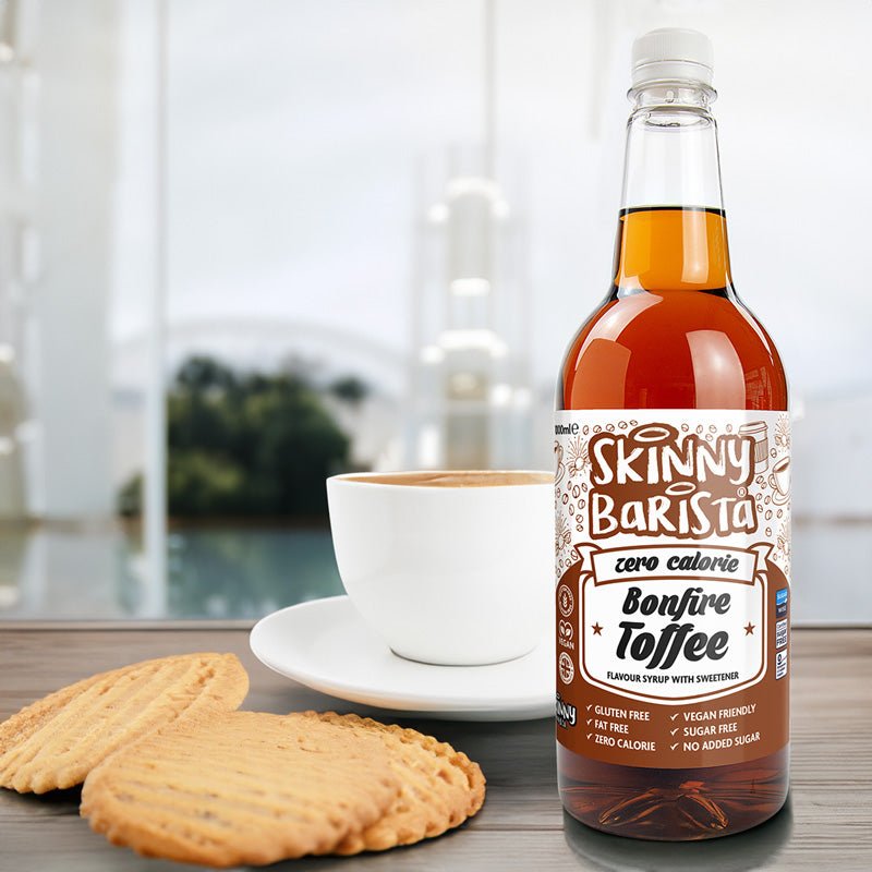 Bonfire Toffee Syrup - Zero Calorie Sugar Free Skinny Coffee - 1 Litre