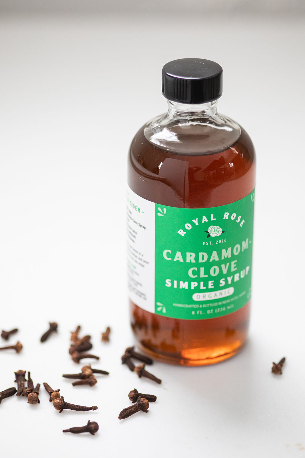 Cardamom Clove Organic Simple Syrup