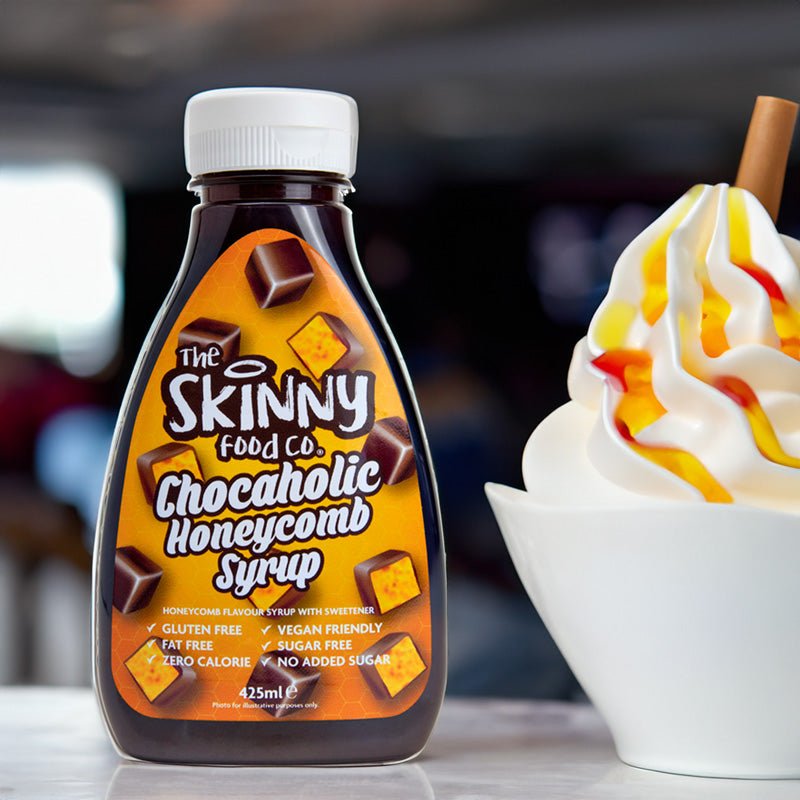 Chocaholic Chocolate & Honeycomb Flavour Syrup - Low Calorie - 425ml