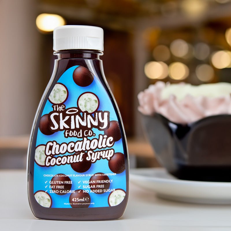 (Clearance, Past Best Before, May 25) Chocolate and Coconut Flavour Syrup - Zero Calorie - 425ml