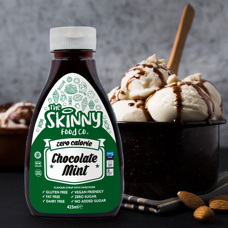 Chocolate Mint Flavour Zero Calorie Sugar Free Skinny Syrup - 425ml