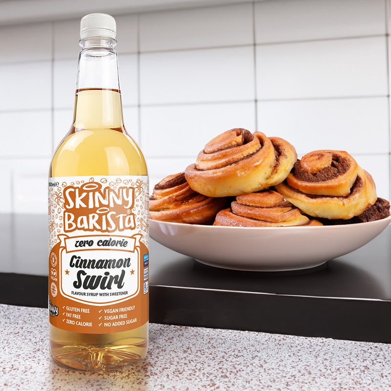 Cinnamon Flavour Syrup - Cinnamon Swirl  Skinny Coffee Syrup - 1 Litre