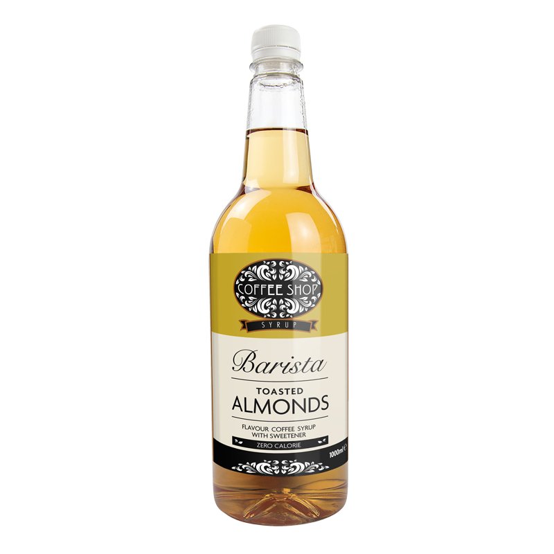 Coffee Shop Toasted Almond Syrup - 1 Litre US