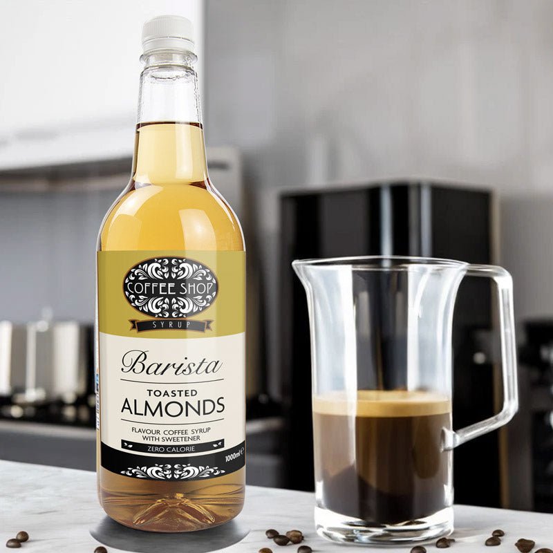 Coffee Shop Toasted Almond Syrup - 1 Litre US
