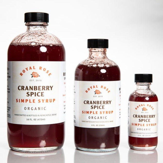 Cranberry Spice Organic Simple Syrup