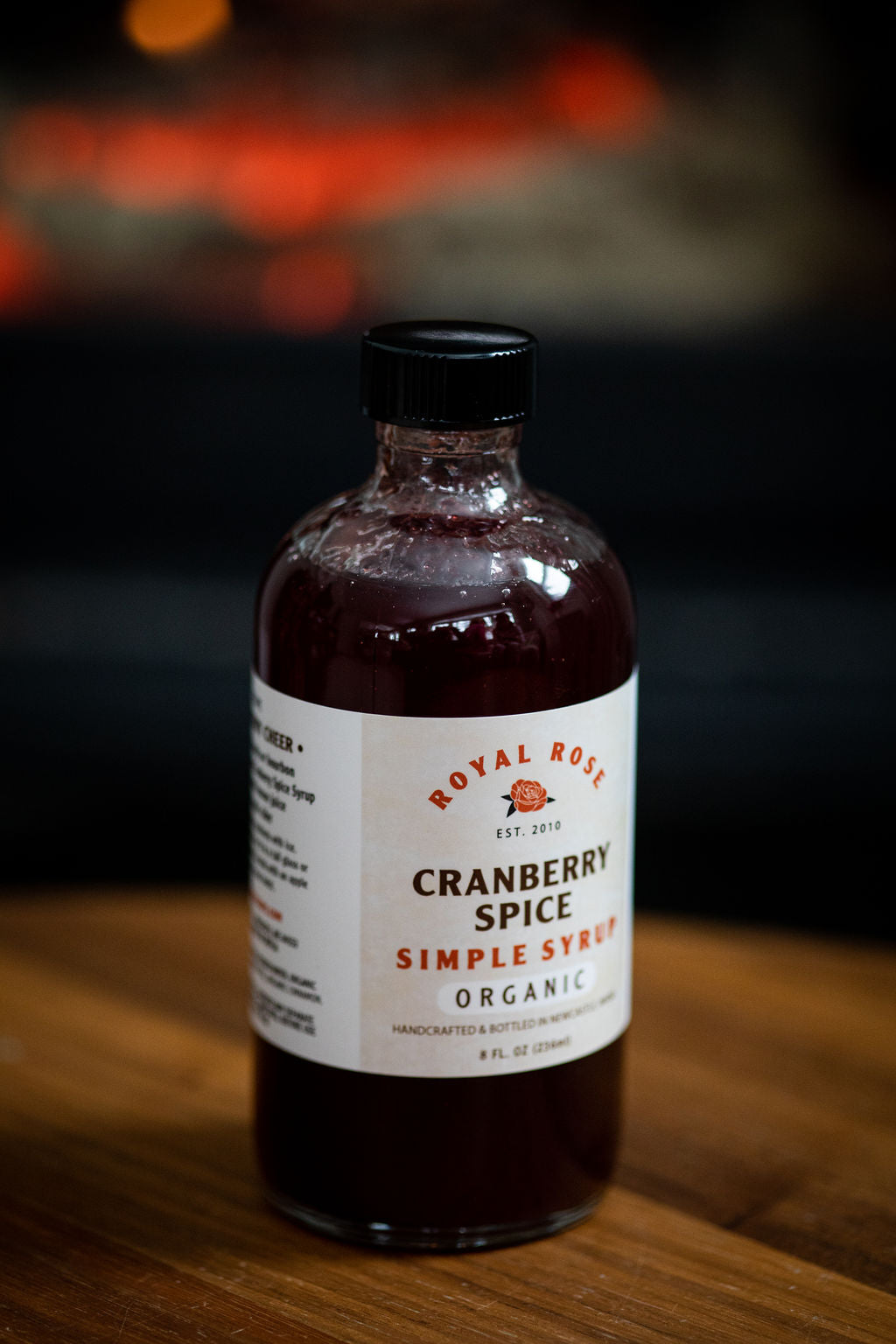 Cranberry Spice Organic Simple Syrup