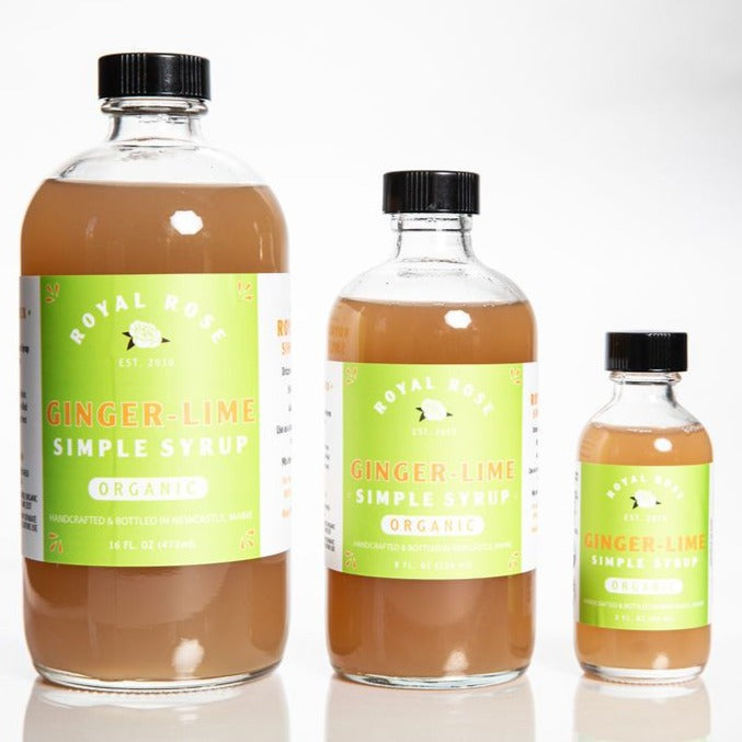 Ginger Lime Organic Simple Syrup