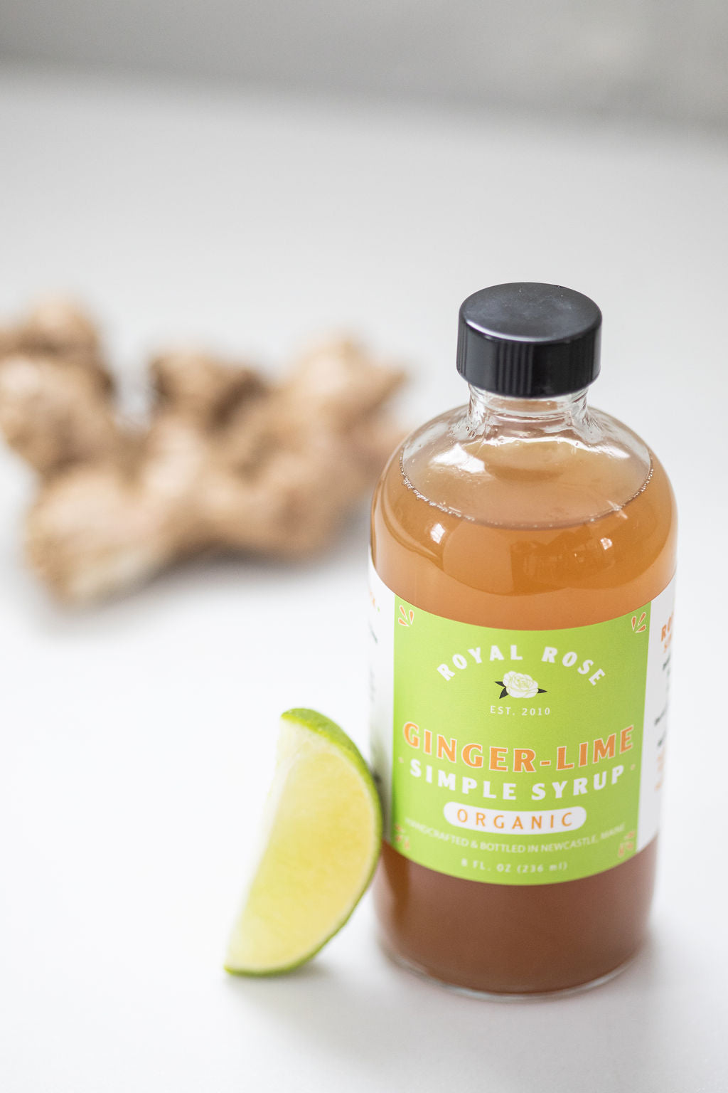 Ginger Lime Organic Simple Syrup