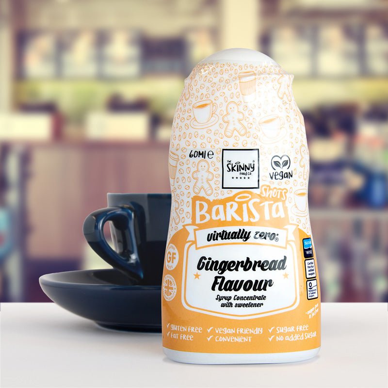 Gingerbread Barista Shot Sugar Free Skinny Coffee Syrup - 60ml