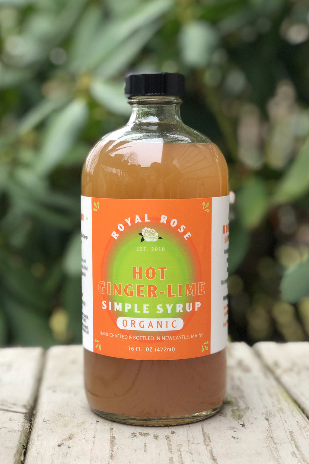 Hot Ginger Lime Organic Simple Syrup