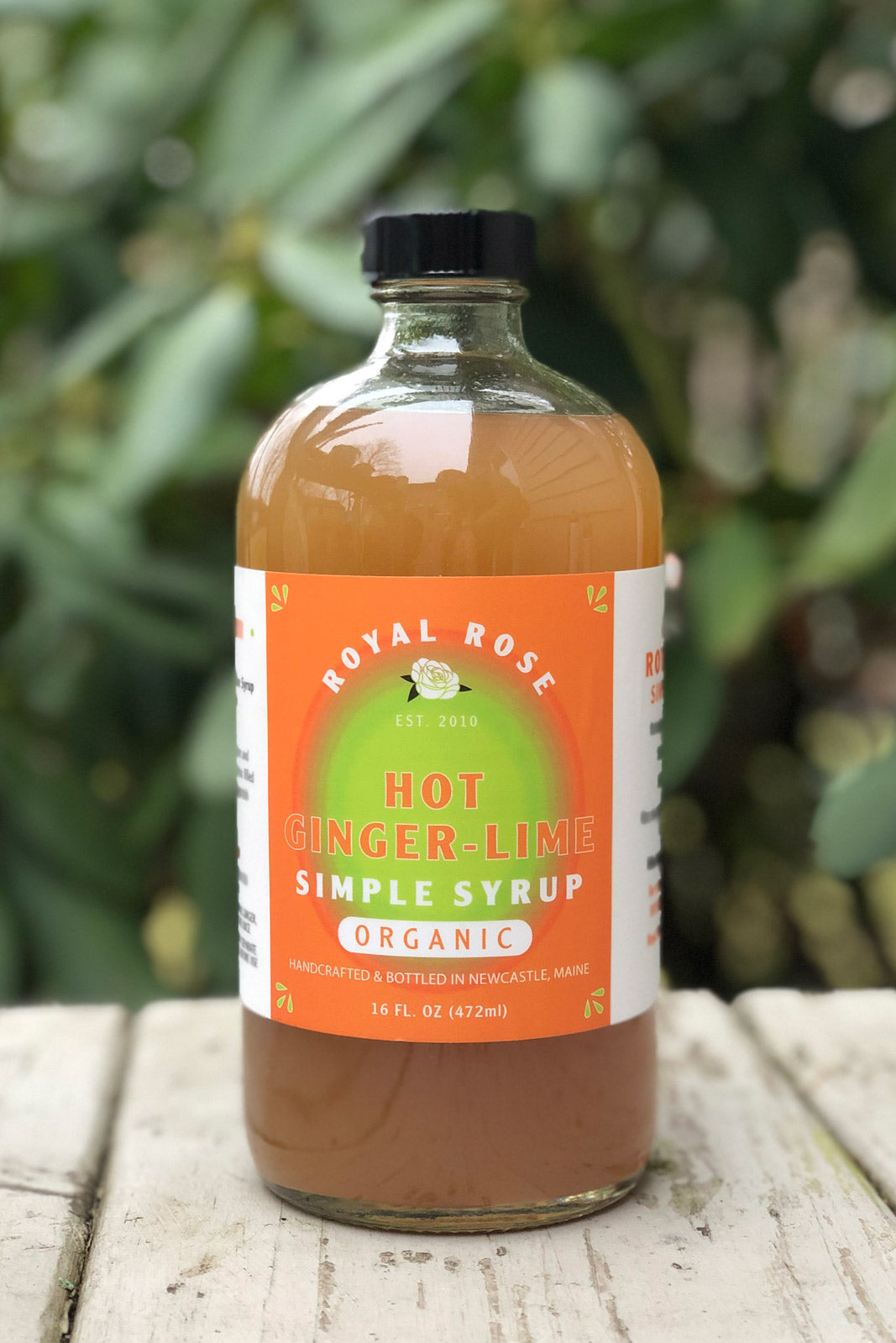 Hot Ginger Lime Organic Simple Syrup