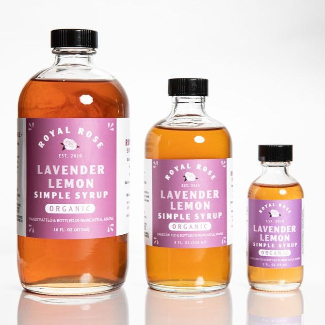 Lavender Lemon Organic Simple Syrup