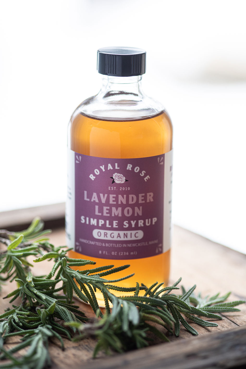 Lavender Lemon Organic Simple Syrup