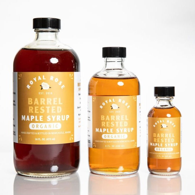 Barrel Rested Organic Maine Maple Syrup