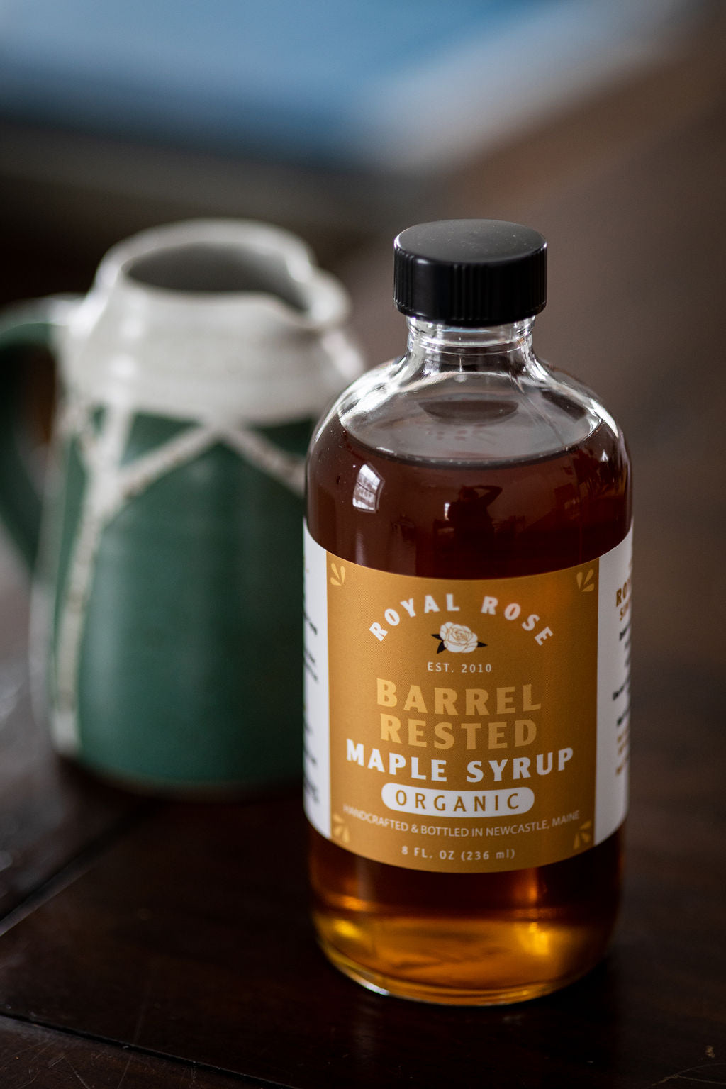 Barrel Rested Organic Maine Maple Syrup