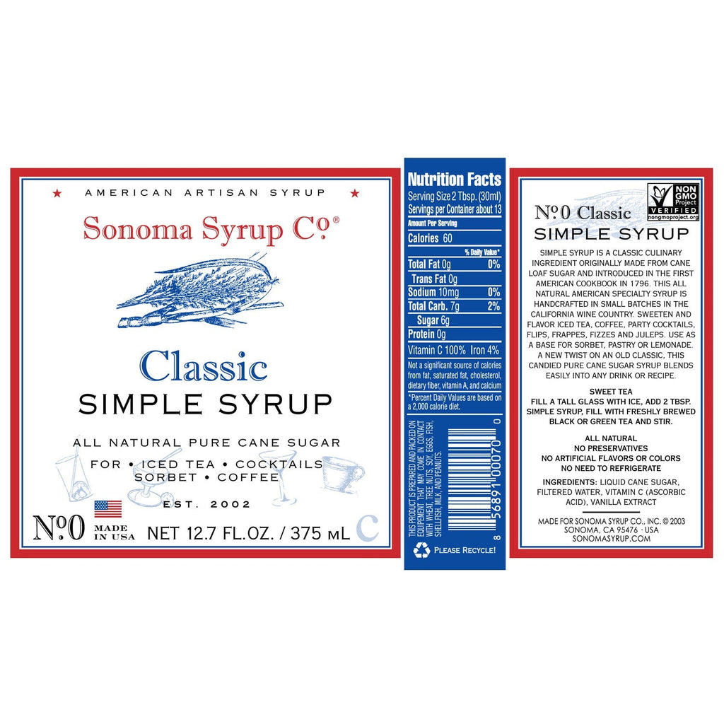 No. 0 Classically Simple Syrup®