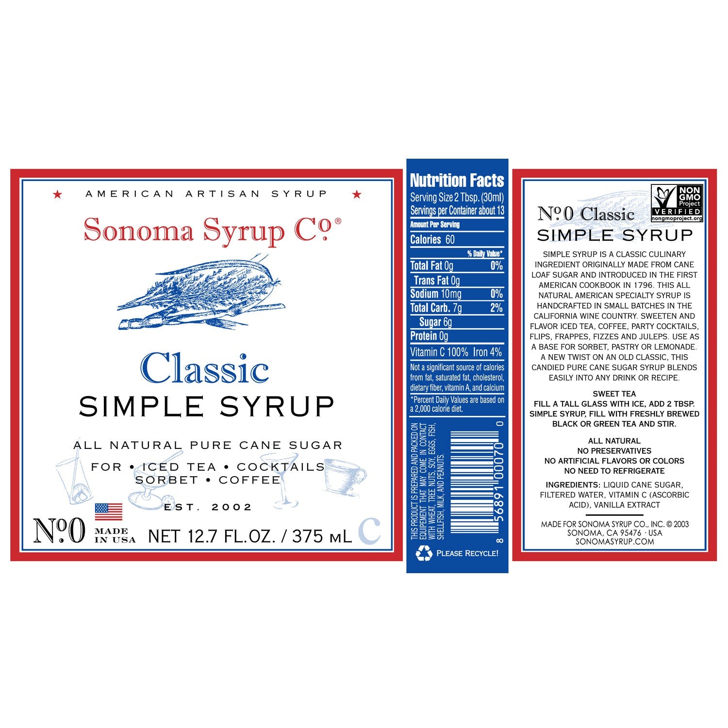 No. 0 Classically Simple Syrup®