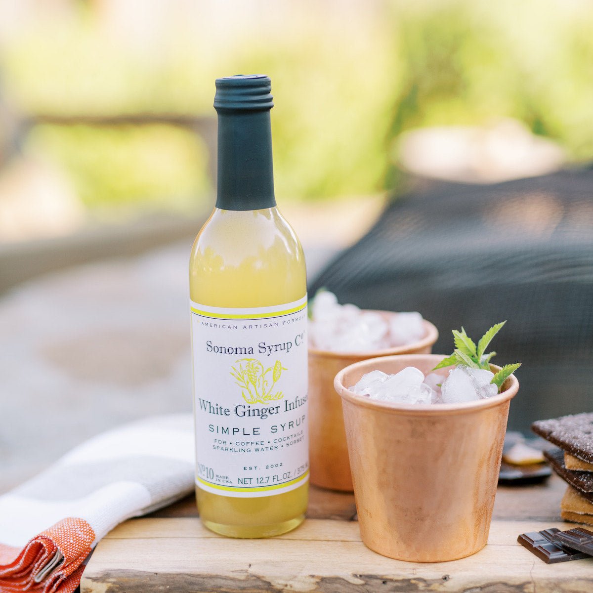 No. 10 White Ginger Infused Simple Syrup