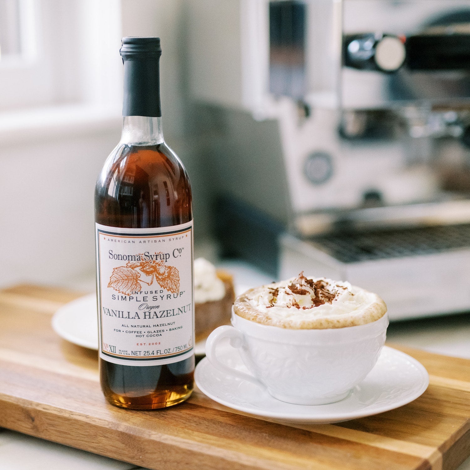No. 12 Hazelnut Infused Simple Syrup