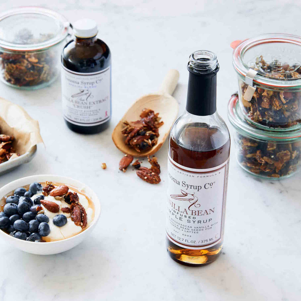 No. 4 Vanilla Bean Infused Simple Syrup