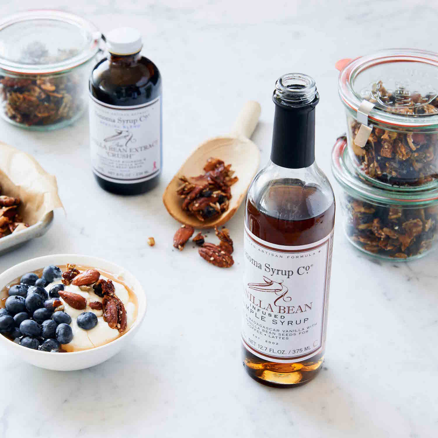 No. 4 Vanilla Bean Infused Simple Syrup