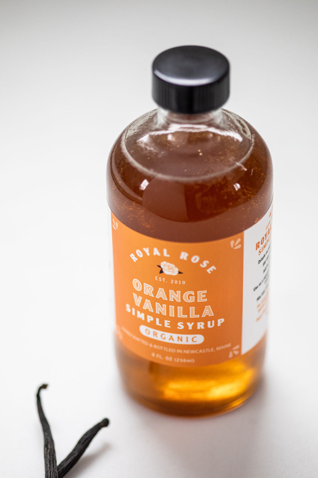 Orange Vanilla Organic Simple Syrup