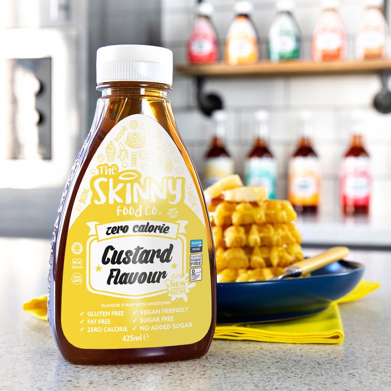 Sugar Free Custard - Zero Calorie Sugar Free Skinny Syrup - 425ml