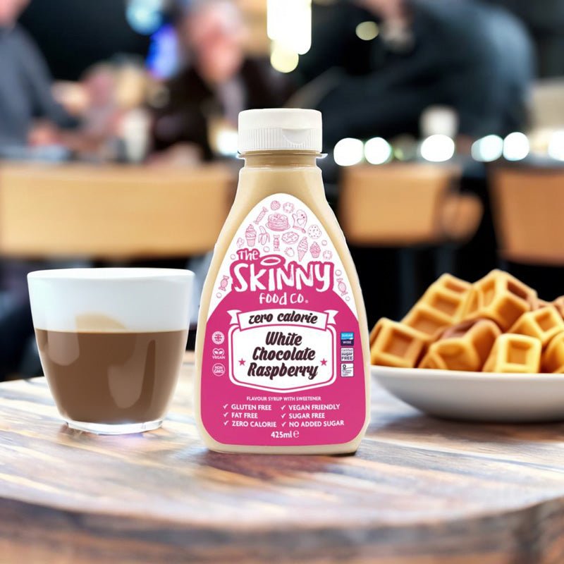 White Chocolate Raspberry Syrup - Sugar Free Skinny Syrup - 425ml